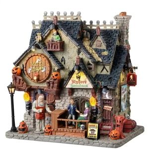 Lemax Spooky Town Bigfoot Brewhaus & Undead Brewery Halloweem Village